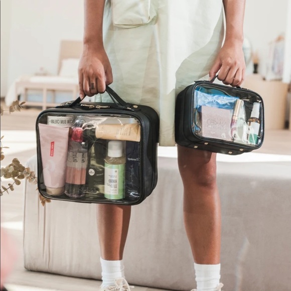 calpak mini clear cosmetic case